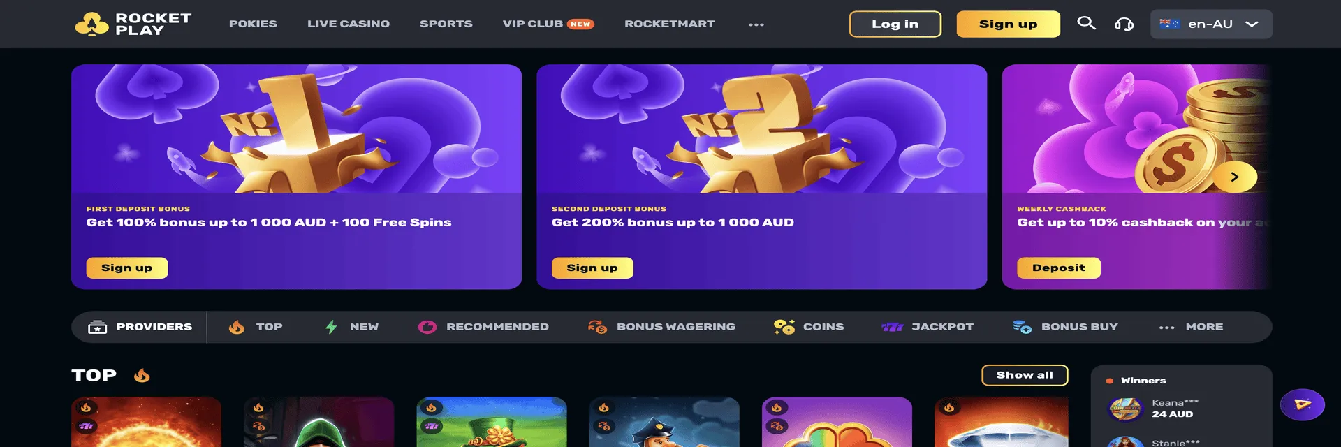 Aussie Online Casino rocketplay-casino