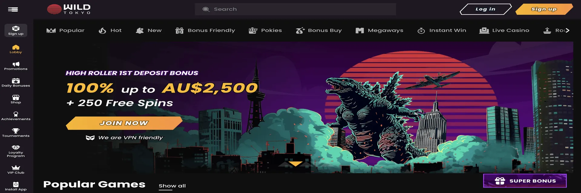 Aussie Online Casino wildtokyo-casino